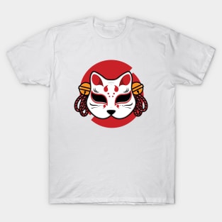 Japanese kitsune mask T-Shirt